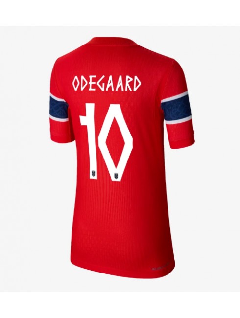 Norge Martin Odegaard #10 Replika Hemmakläder Dam VM 2026 Kortärmad Norge Martin Odegaard #10 Replika Hemmakläder Dam VM 2026 Kortärmad
